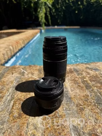 Canon Eos Rebel T6 Dslr (con Lentes 75-300, 18-55