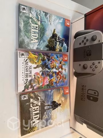 ¡Nintendo switch + juegos conversable