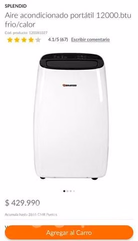 Aire acondicionado 12.000 Btu