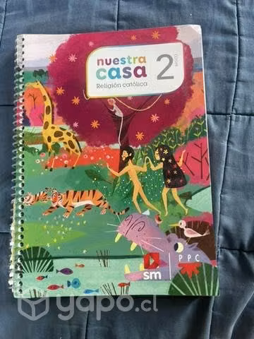 Libro texto de religión nuestra casa 2 sm