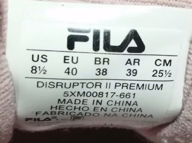 Zapatillas Fila n40 de mujer