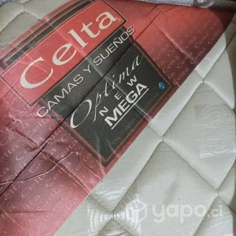 Cama plaza y media con colchón