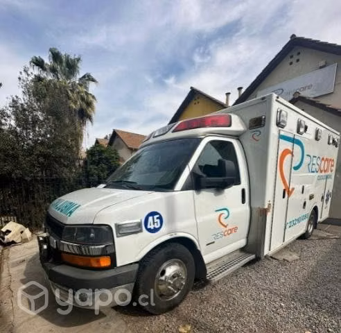 Ambulancia chevrolet express 3500