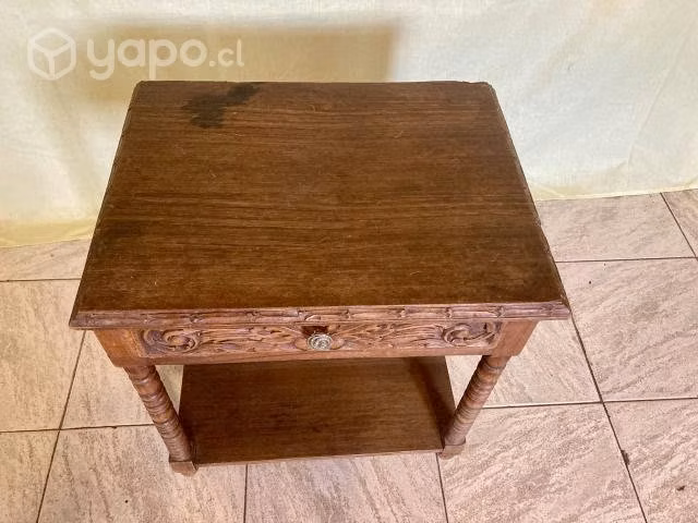 Velador Antiguo Tallado Retro vintage a Restaurar
