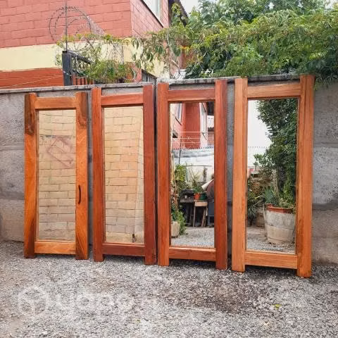 Espejo Rustico Marco de Madera - Imagen 3