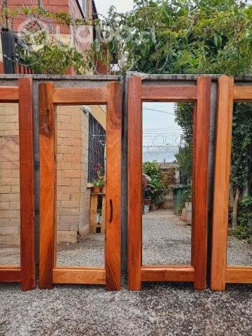 Espejo Rustico Marco de Madera - Imagen 4