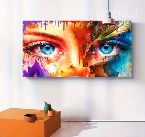 Ojos avatar, impresión para enmarcar