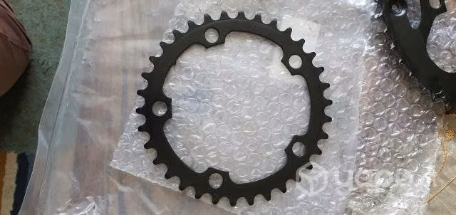 Plato doble bicicleta de ruta