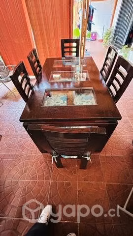 Comedor 6 sillas en buen estado