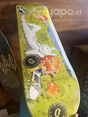 longboard y tabla de skate