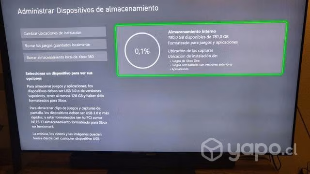 XBox One S 1T + 2 juegos físicos