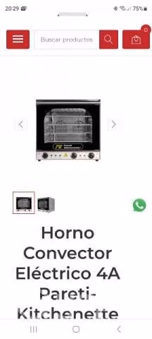 Horno eléctrico pareti kitchenette
