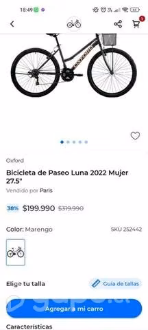 Bicicleta nueva y sin uso