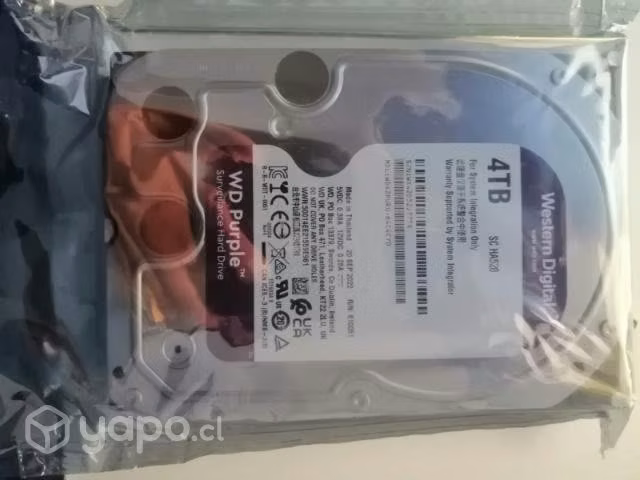 Disco duro 4 teras nuevo