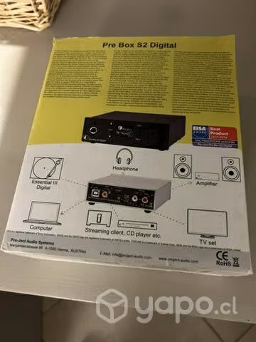 DAC Pro-Ject Pre Box S2 Digital