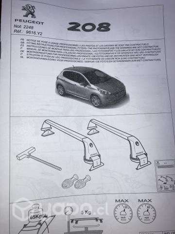 Barras para Peugeot 208 porta equipaje - Imagen 5