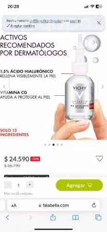 Vichy liftactiv 30ml
