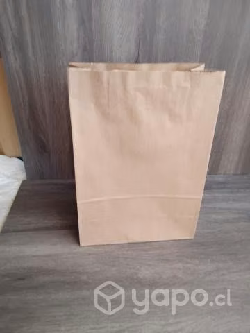 Bolsas papel Kraft , 1 caja con 100 unidades
