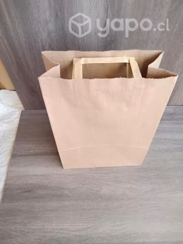 Bolsas papel Kraft , 1 caja con 100 unidades