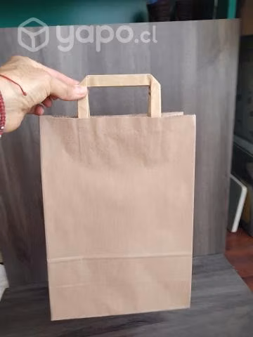 Bolsas papel Kraft , 1 caja con 100 unidades