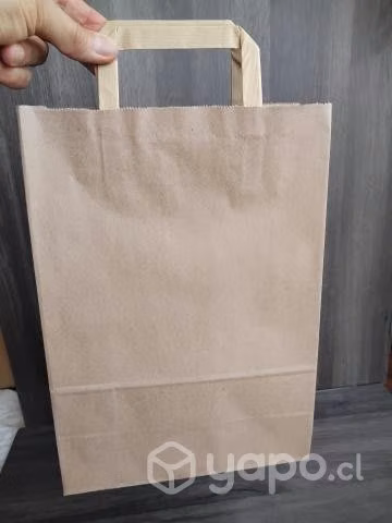 Bolsas papel Kraft , 1 caja con 100 unidades