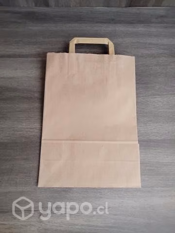 Bolsas papel Kraft , 1 caja con 100 unidades
