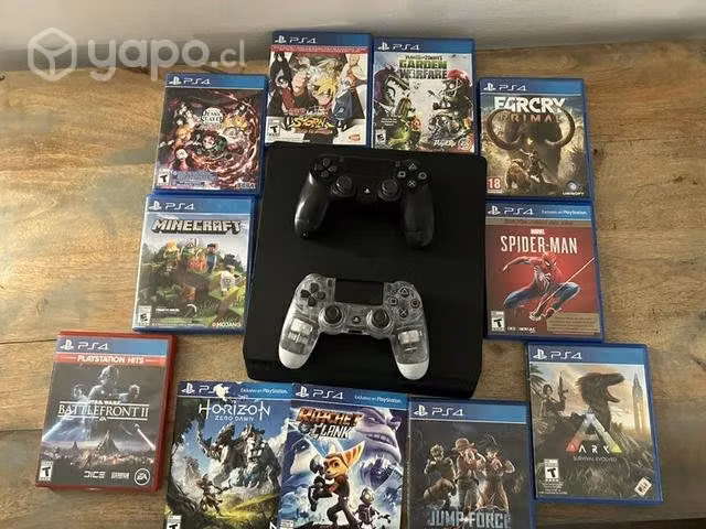 Play4, 2 controles, 11 juegos