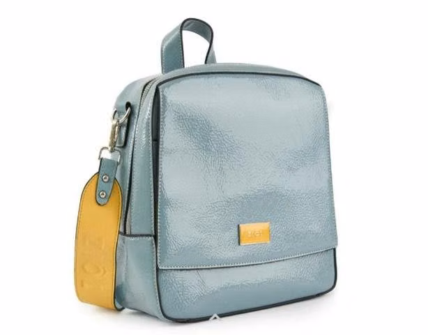 Mochila y carteta Ziol color celeste