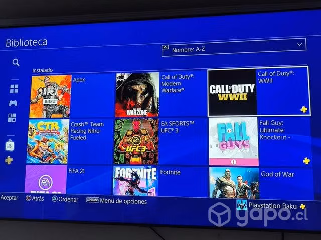 PlayStation 4 - 1TB - 20 juegos - 2 Joystick