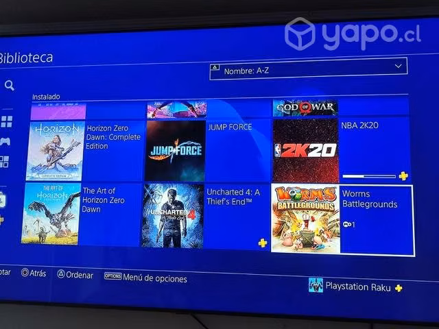 PlayStation 4 - 1TB - 20 juegos - 2 Joystick