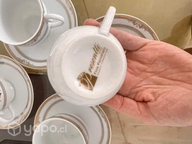 Tazas porcelana antigua