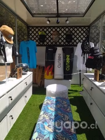 Tienda Móvil carro de arrastre acrilico