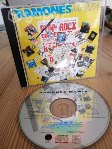 Cd ramones, "ramones mania" 1998 edic. europea vg+