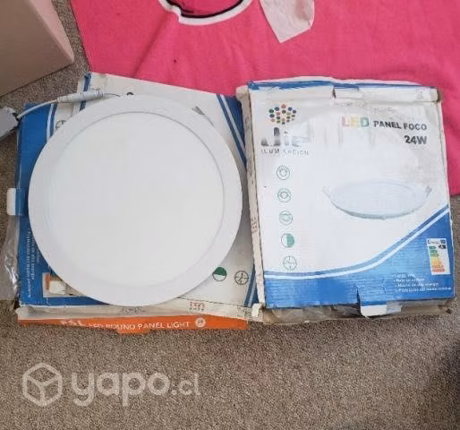 5 focos led, nuevos de 24 w.