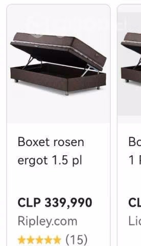 Cama baúl 1.5