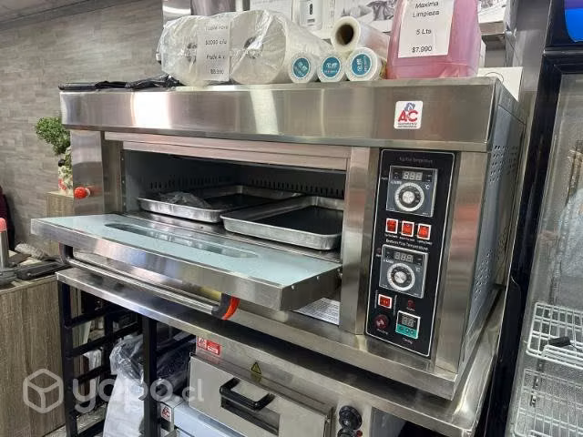 Horno a gas 1 cámara 2 bandejas de 40x60
