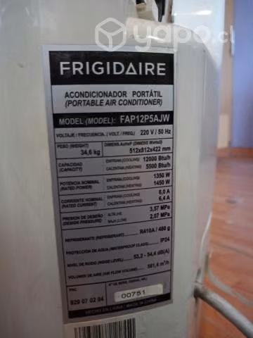 Vendo aire acondicionado portatil