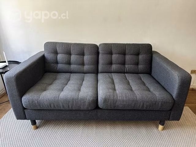 Ikea Sofá Landskrona 2 cuerpos (gris oscuro)