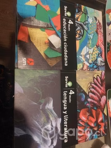 Libros savia cuarto medio