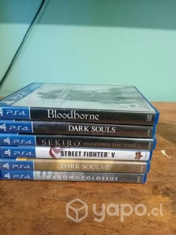 Ps4 slim con mando y 6 juegos