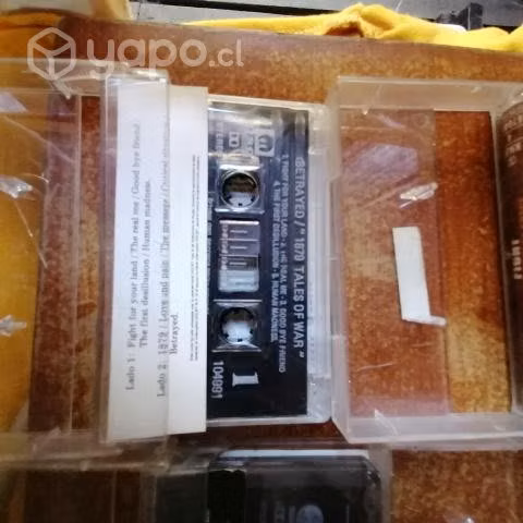Lote de cassettes metal.