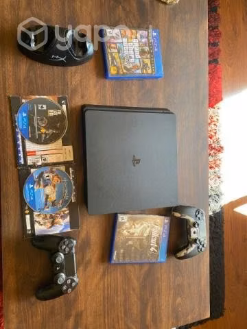 PS4 + Controles + Juegos + Cargador Chargeplay