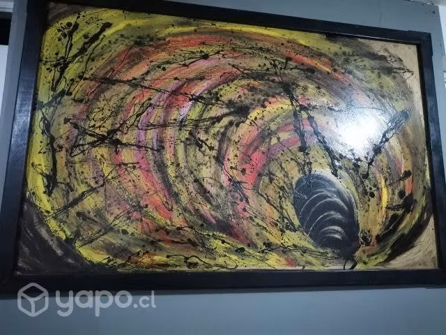 Cuadro grande de arte pintado a Mano