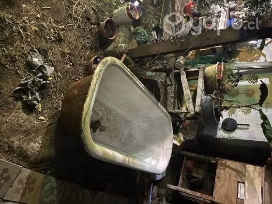 Regalo tina de baño antigua