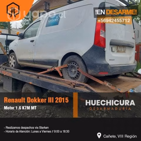 Cinturón Renault Dokker III 1.6 K7M MT 2015