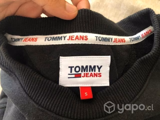 Poleron tommy negro original - Imagen 2