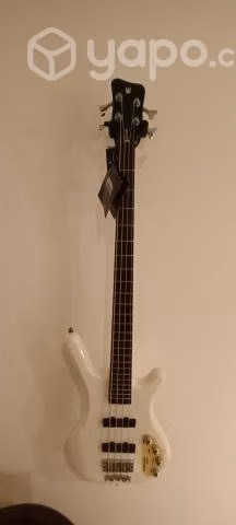 Bajo warwick corvette blanco - Imagen 4