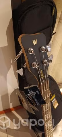 Bajo warwick corvette blanco - Imagen 3