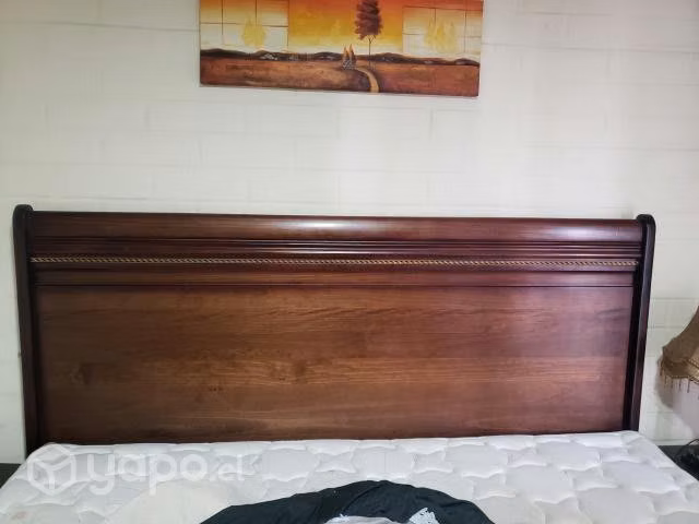 Respaldo de madera cama super king - Imagen 2