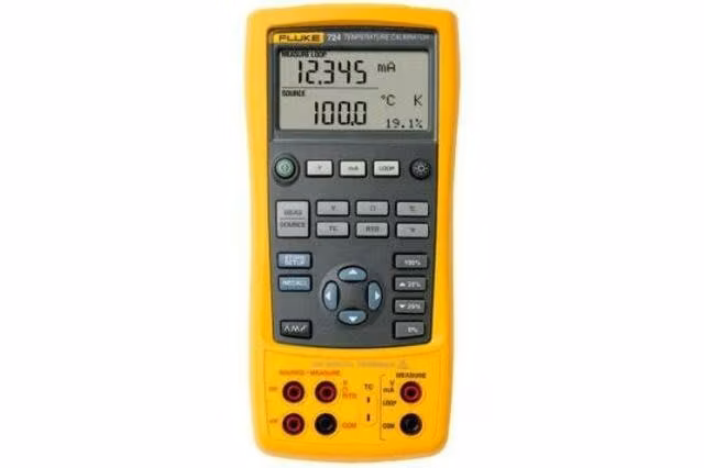 El calibrador de temperatura Fluke 724 es un calib